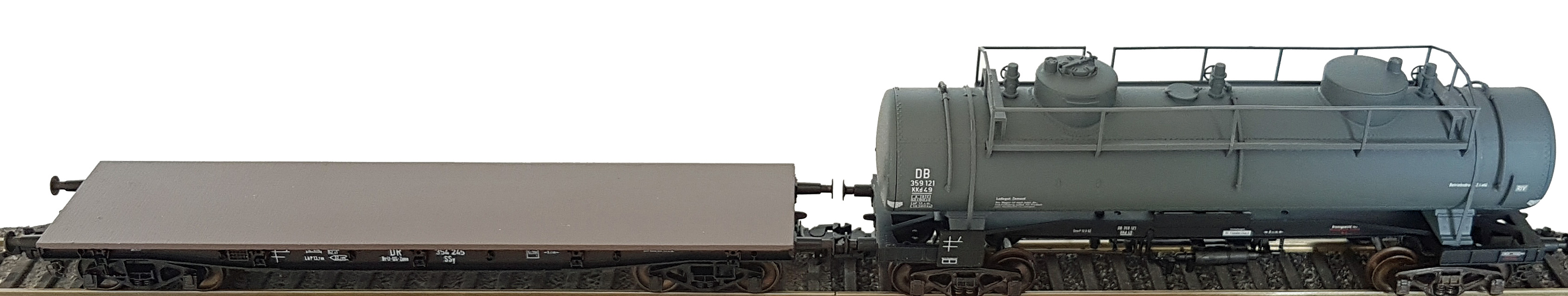 Klein Modellbahn SSy49 und Roco Kkd49